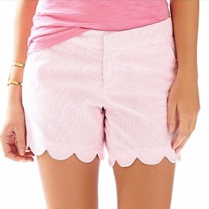 Lilly Pulitzer Buttercup Short- Pink Seersucker